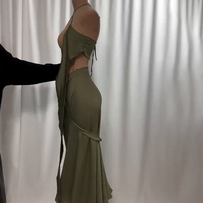 Strapless Slim Fit Summer Skirt Suit